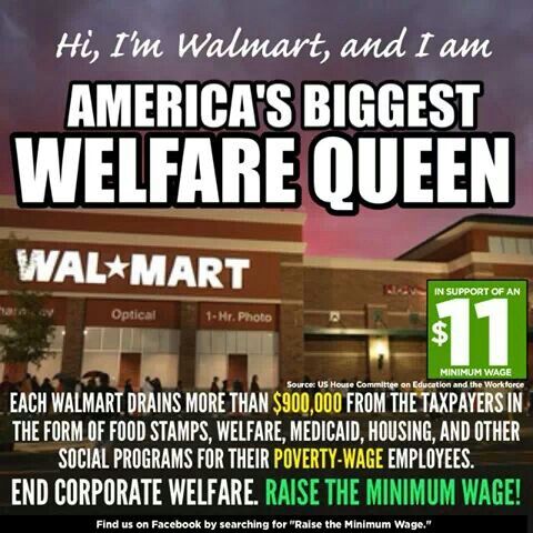 WALMART WELFARE QUEEEEN