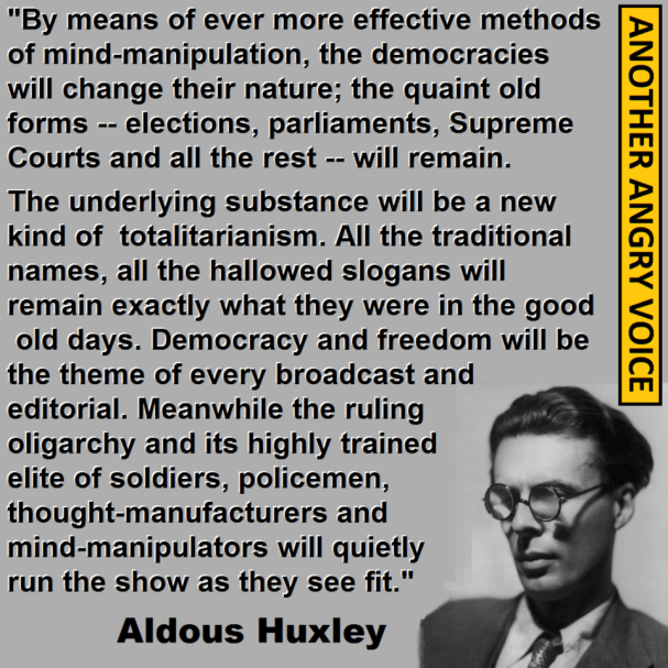 TOTALITARIAN MANIPULATION HUXLEY
