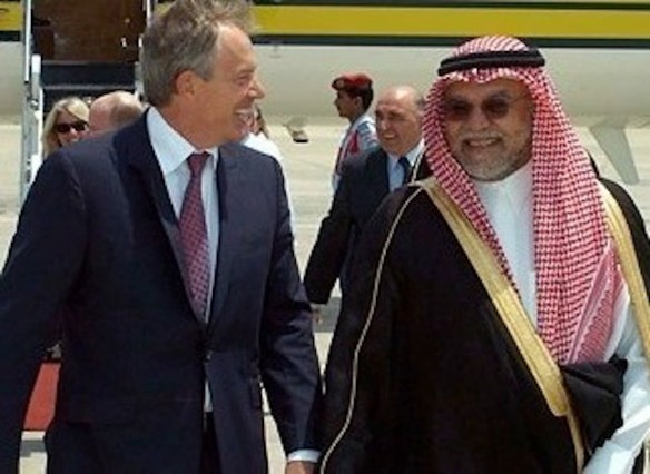 TONY BLAIR AND PRINCE BANDAR