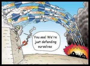ISRAEL BOMBS DOMINATE PALESTINIAN ROCKETS!