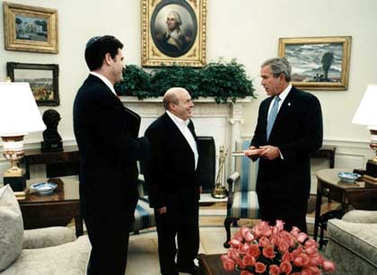 To match feature Life Sharansky Bush