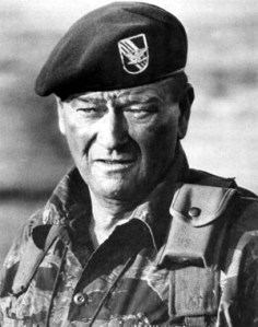 JOHN WAYNE WAR JUSTIFIED