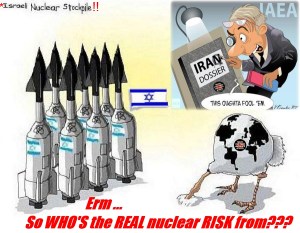 ISRAELIS = MASS NUMBER OF ILLEGAL NUKES