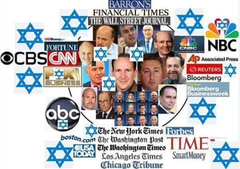 ZIONISM OWNS AMERICAN AND MOST WESTERN MEDIA!
