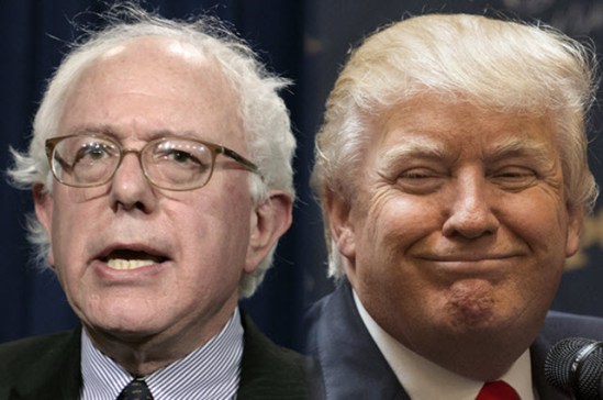 Sanders (BRILLIANT) VS. Trump (DIMWITTED 4 BANKRUPTCIES)