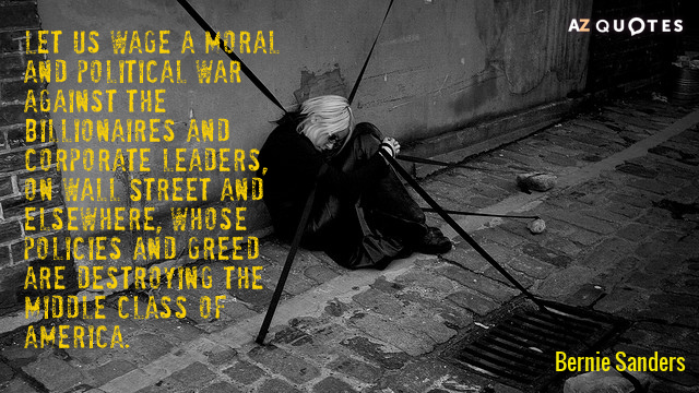 SANDERS ON WAR AGAINST THE SUPER-RICH
