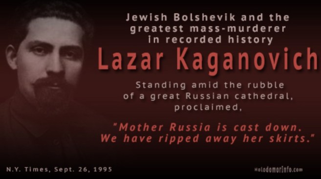 JEW = TOP MASS MURDERER IN HUMAN HISTORY!