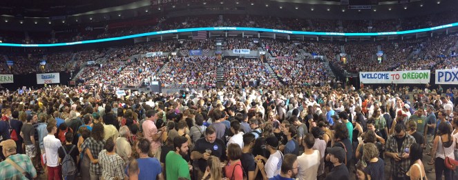 YOUNG PEOPLE SEE HOPE IN PRESIDENT SANDERS