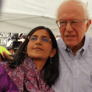 KSHAMA SAWANT AND BERNIE SANDERS