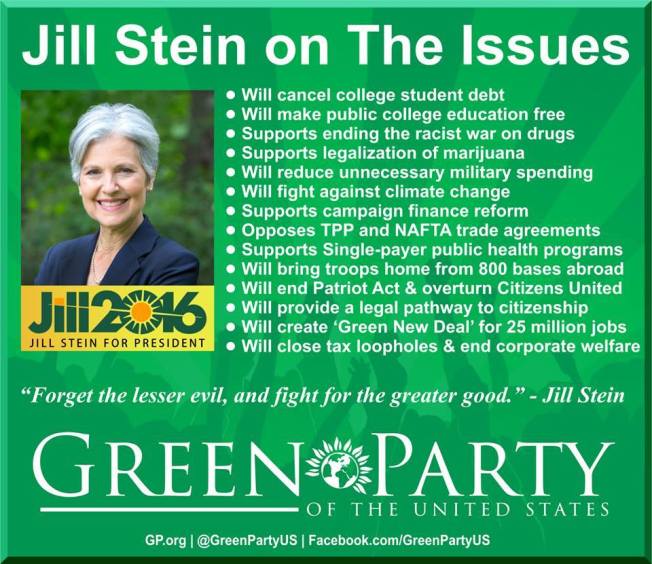 JILL STEIN PLATFORM FOR AMERICAN PEOPLE